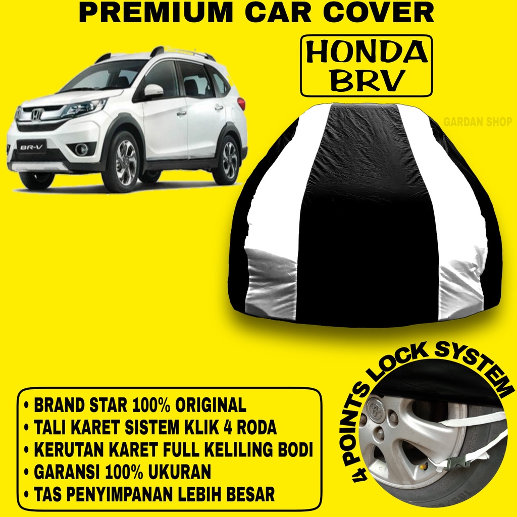 Body Cover HONDA BRV Sarung Strip SILVER Penutup Pelindung Bodi Mobil Honda BRV PREMIUM Cover Silver