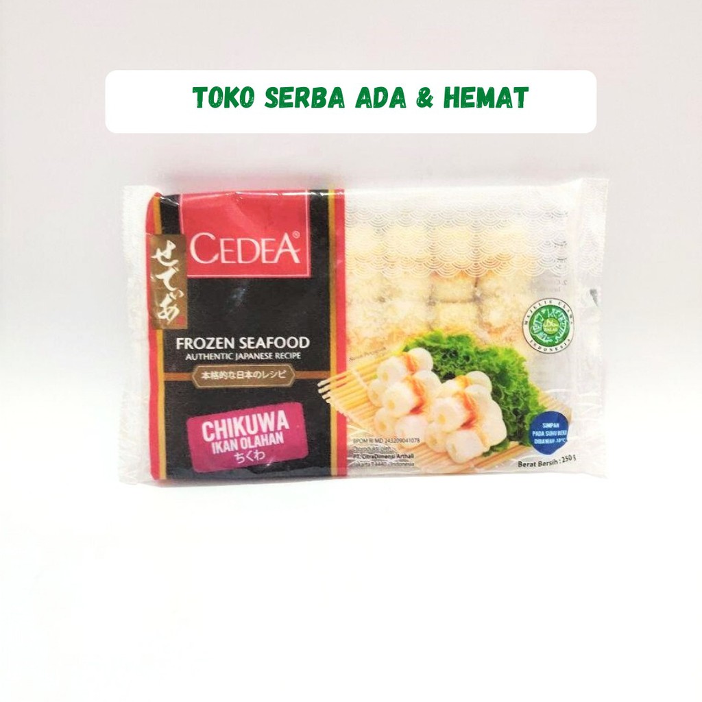 

Cedea Chikuwa 250gr - Ikan Olahan - Frozen Seafood