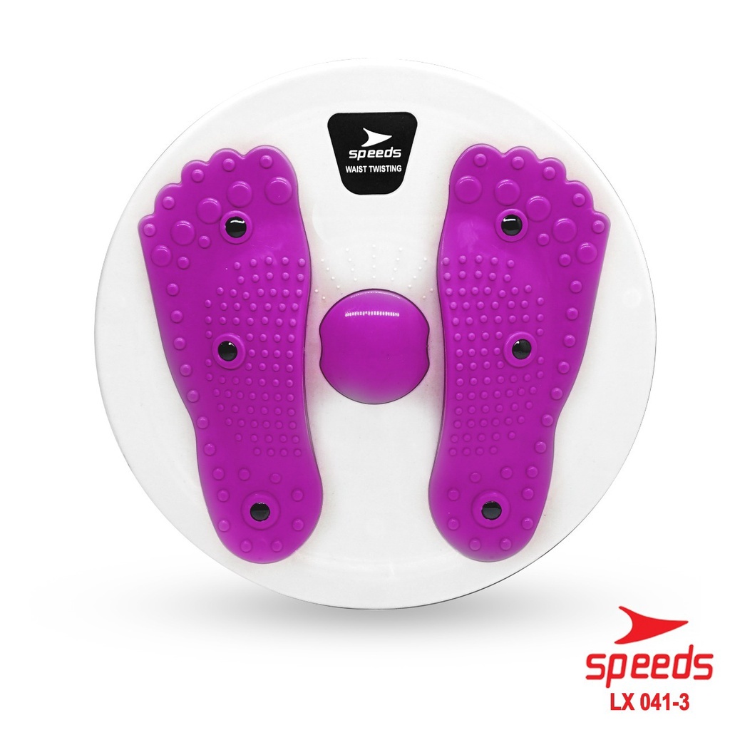 SPEEDS Waist Twisting Kaki Olahraga Rumah Portabel Fitness Pelangsing Perut Paha Pinggul Waist Twisting Terpisah 041-5-TWISTING-3 UNGU