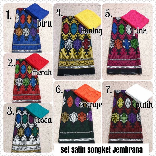 Set satin songket jembrana (new coming)