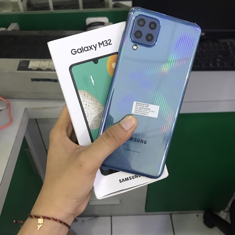 Samsung M32 Ram 8/128gb Bekas pakai second Normal fullset Original Resmi