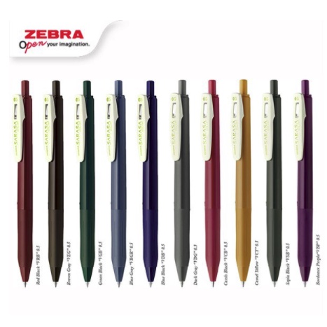 

Pulpen Gel Zebra Sarasa Clip Vintage Series 0.5mm [Per 1 Pulpen]