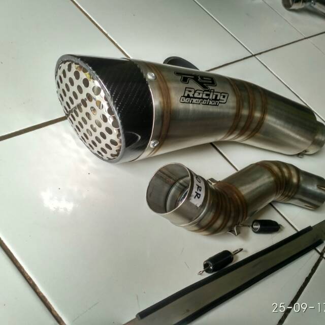 Knalpot Racing Slip on R9 H2 Khusus untuk cbr 250RR