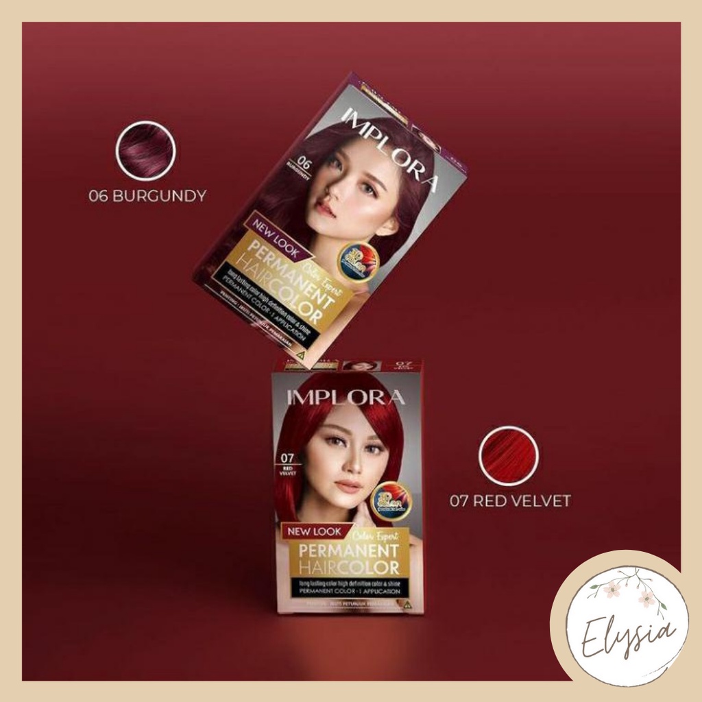 [SALE] IMPLORA New Permanent Hair Color / Cat Rambut / Perwarna Rambut/ Semir Rambut