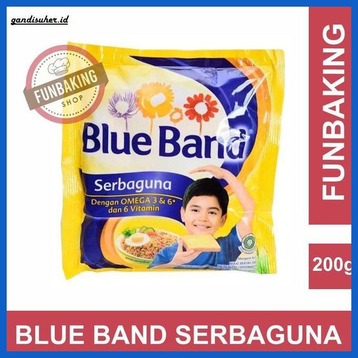 

Rettubagetnem- Funbaking - Blue Band Margarin Serbaguna Sachet 200Gr/Mentega Blueband -Asli-Slii.