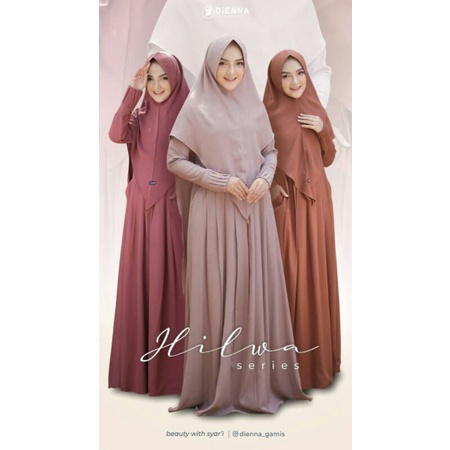 HILWA SERIES BY DIENNA | GAMIS LADYQUEEN | TERBARU | READY STOCK