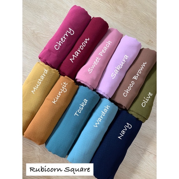 Segi Empat Hijab Rubicorn Premium Part 1