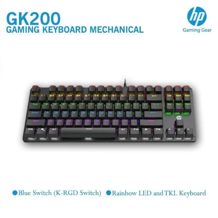 HP Keyboard Mechanical Gaming GK200 / Hp GK200 / GK-200 / GK 200