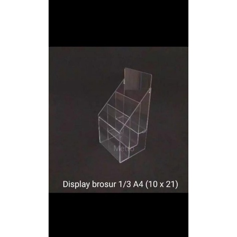 

akrilik brosur A6 /display akrilik brosur