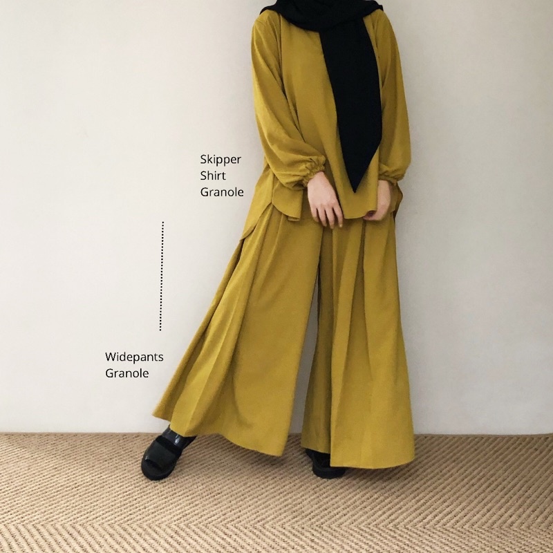 Skipper Blouse + Widepants (dijual terpisah)-8