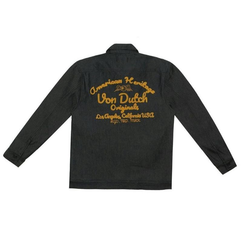 Jaket Denim Von Dutch Original