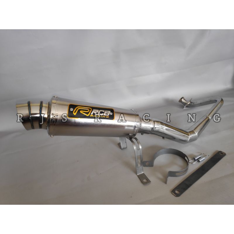 Knalpot Racing RCB/JRM /DOS Mio Sporty Beat FI Scoopy Mio Smile Mio Soul GT Mio Soul Karbu Fino FI Fino Karbu Xeon Karbu Xeon GT/RC Spin, nex Fi, Nex, Sky Wife  Xeon Karbu Vario 110 Karbu Vario 125 Vario 150-(RCB)