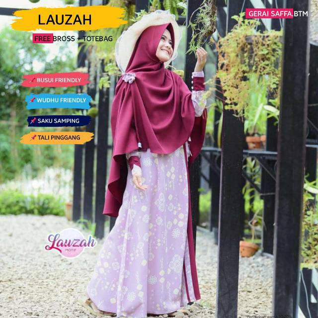 Gamis Set Lauzah By Gerai Saffa