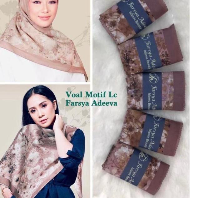 Deenay Scarf Voal Motif Lc Farsya Adeeva grosir ter ル