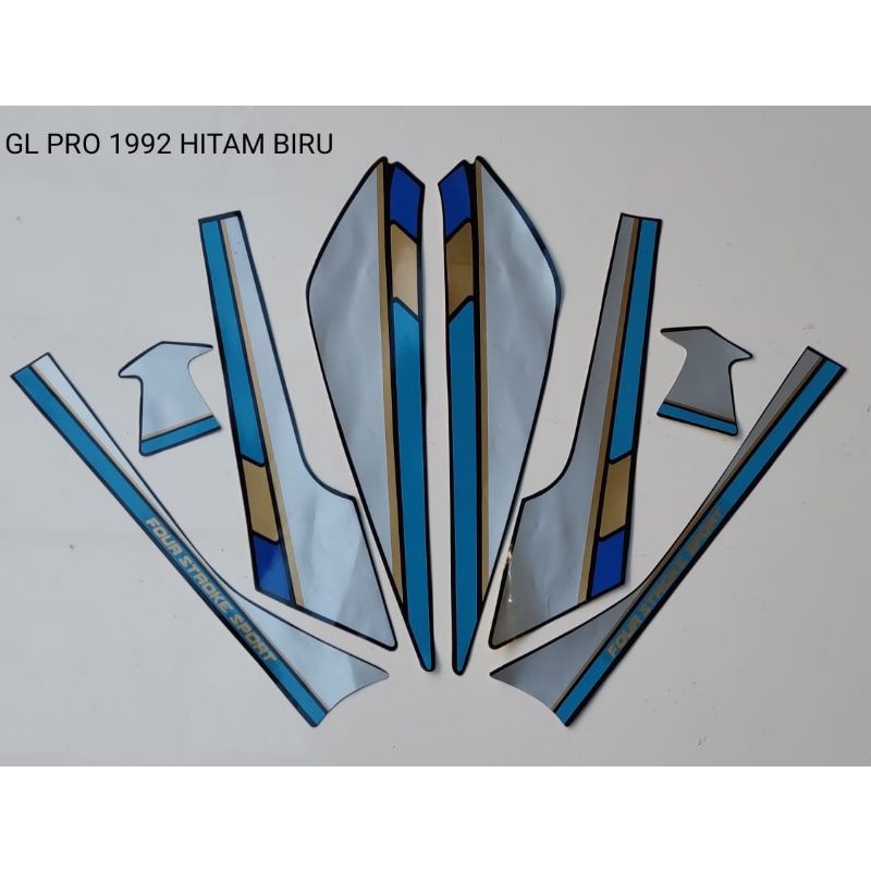 STRIPING GL PRO 1992 HITAM BIRU