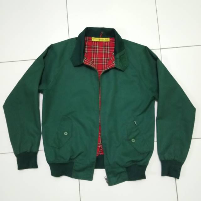 Jaket Harrington WJS Workers Junior Stuff M Forest Green ( Second Like New )