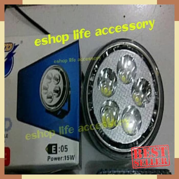 Lampu Led Tembak Sorot RTD tembus kabut motor mobil aksesoris low watt