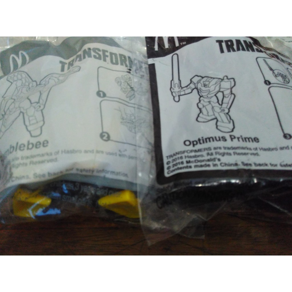 Transformer 2017 Happy Meal McDonald Toy mainan segel