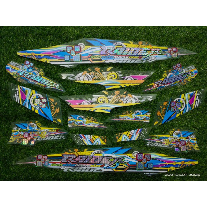 STRIPING TRANSPARAN HOLOGRAM SATRIA FU CBU/BARONG