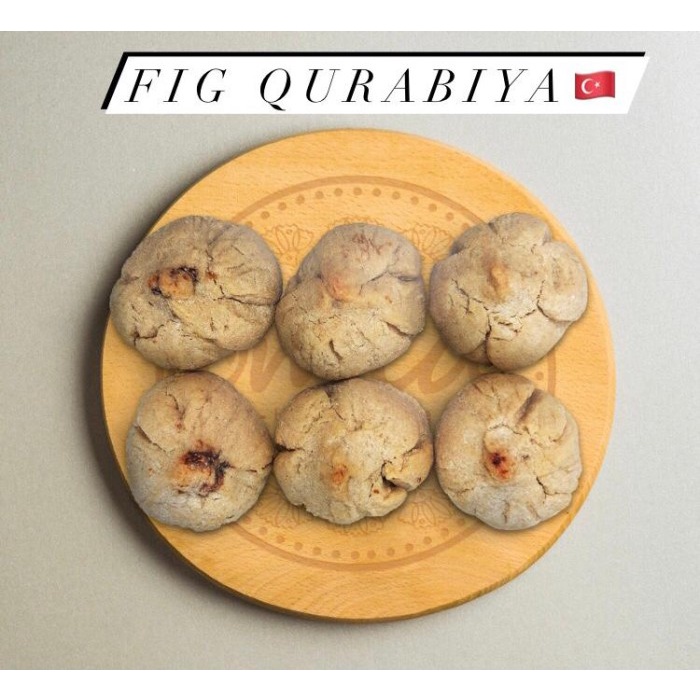 

[300 gr] - Fig Qurabiya | Snack Turkish | Makanan Ringah dan Sehat - BARU