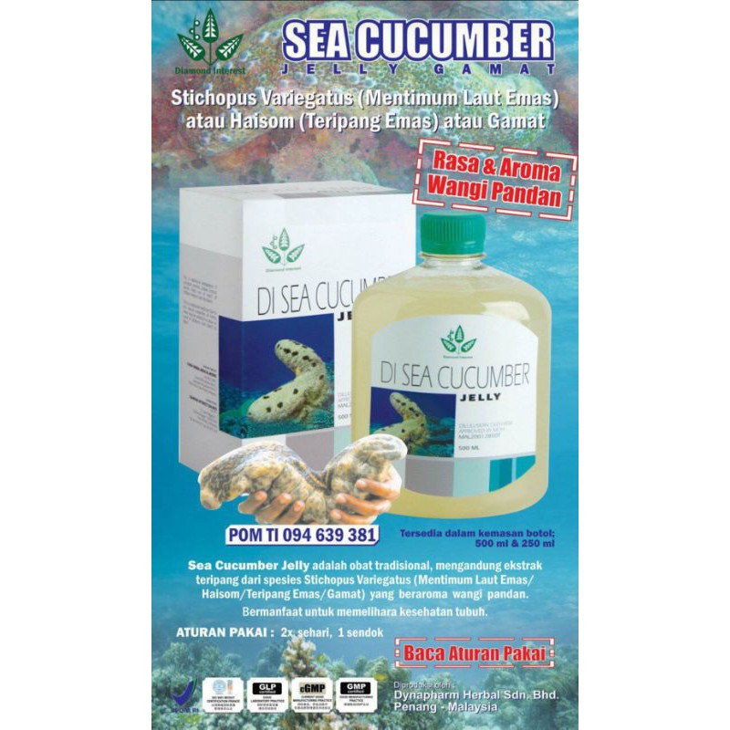 

Promo Jelly gamat (teripang laut) isi 500gr