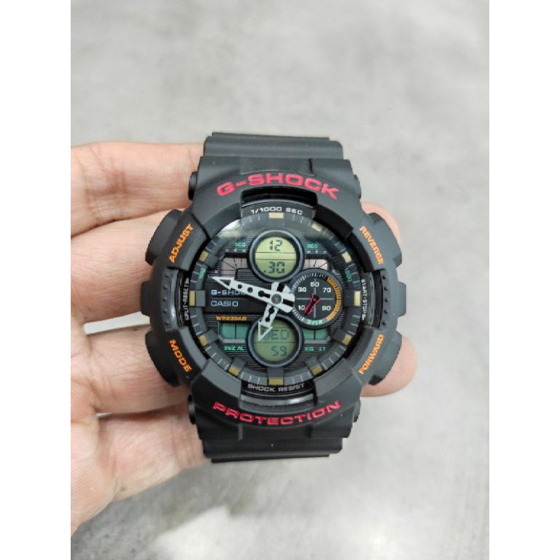 JAM TANGAN CASIO G-SHOCK GA-140-1A4DR NEW G-SHOCK GA-140-1A4DR ORIGINAL
