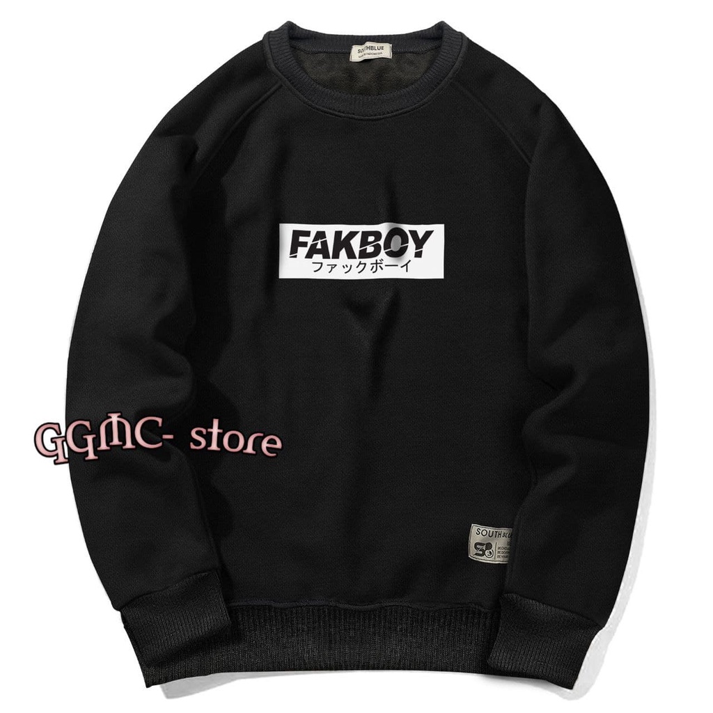 (BAYAR DI TEMPAT) ORGINAL JUMBO SWEATER PRIA- WANITA CREWNECK FAKBOY M-L-XL-XXL-3XL/ JAKET DISTRO KE