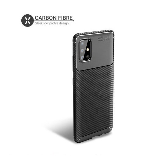 Original SAMSUNG A51 Casing Cover Carbon 360 Soft Case 2097