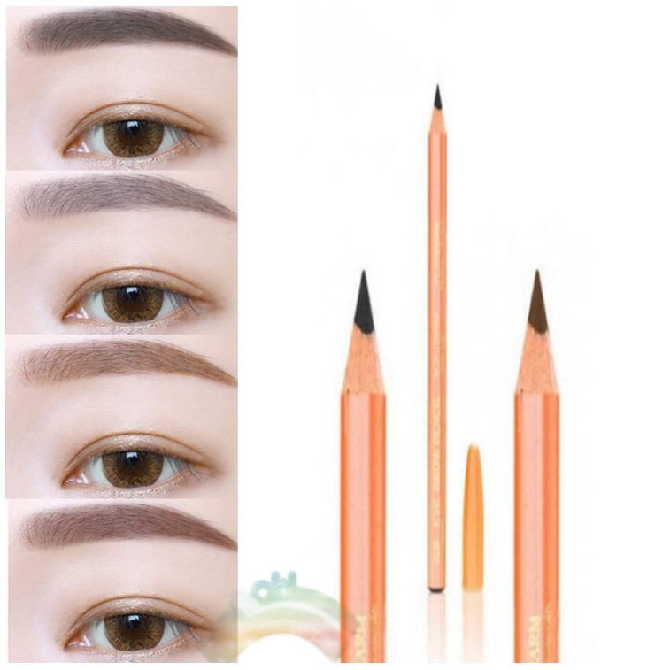 COD - Pensil Alis DAVIS Coklat dan Hitam BPOM ORIGINAL 100% / Pensil Alis Anti Air dan Tahan Lama DAVIS Orange Murah / Drawing Eyebrow Pencil Waterproof Kosmetik Wanita Make Up TERLARIS