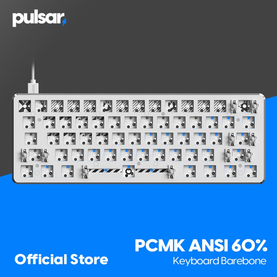 Pulsar PCMK 60% ANSI Barebone Mechanical Gaming Keyboard