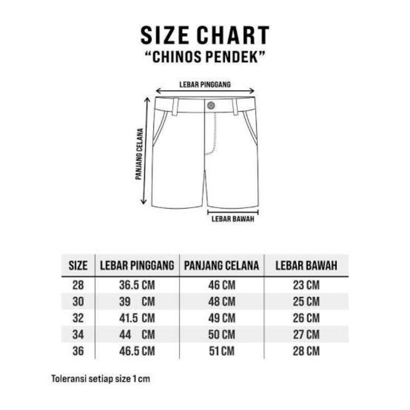 CELANA CHINO PENDEK PRIA DEWASA SHORT PANT PREMIUM SIZE 28-38