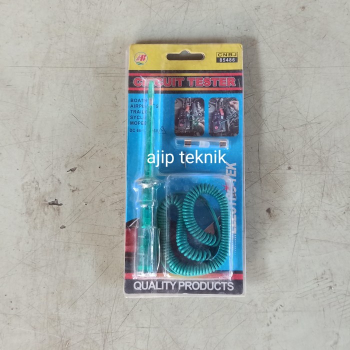 Tespen dc tespen aki tespen kabel murah bagus hijau