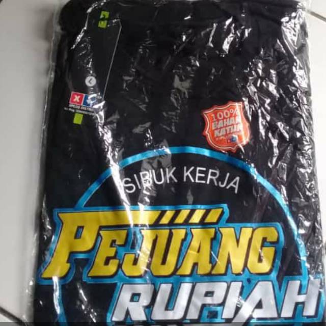 Kaos pejuang rupiah dan kemeja motogp