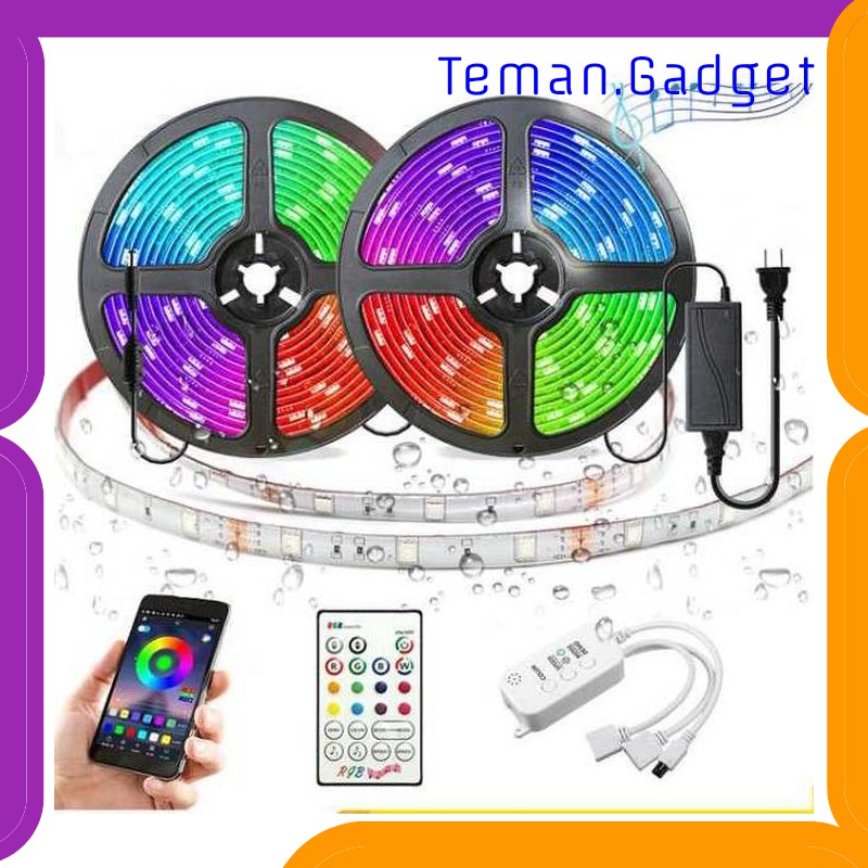 TG-DG035 GOOLOOK LAMPU LED STRIP DISCO MUSIC MODE RGB 10M CONTROLLER+REMOTE GL3