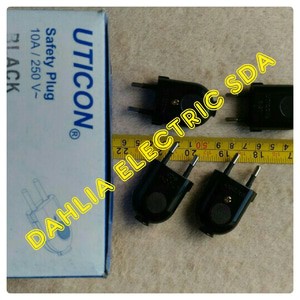 STEKER GEPENG UTICON HITAM