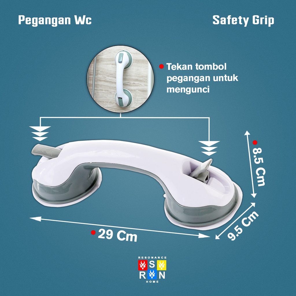 Safety Grip Handle Pegangan Dinding Kamar Mandi Resonance Home