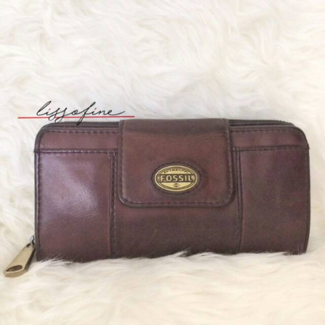 Dompet Fossil Explorer Espresso