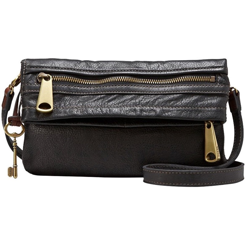 tas fossil long live vintage explorer clutch black