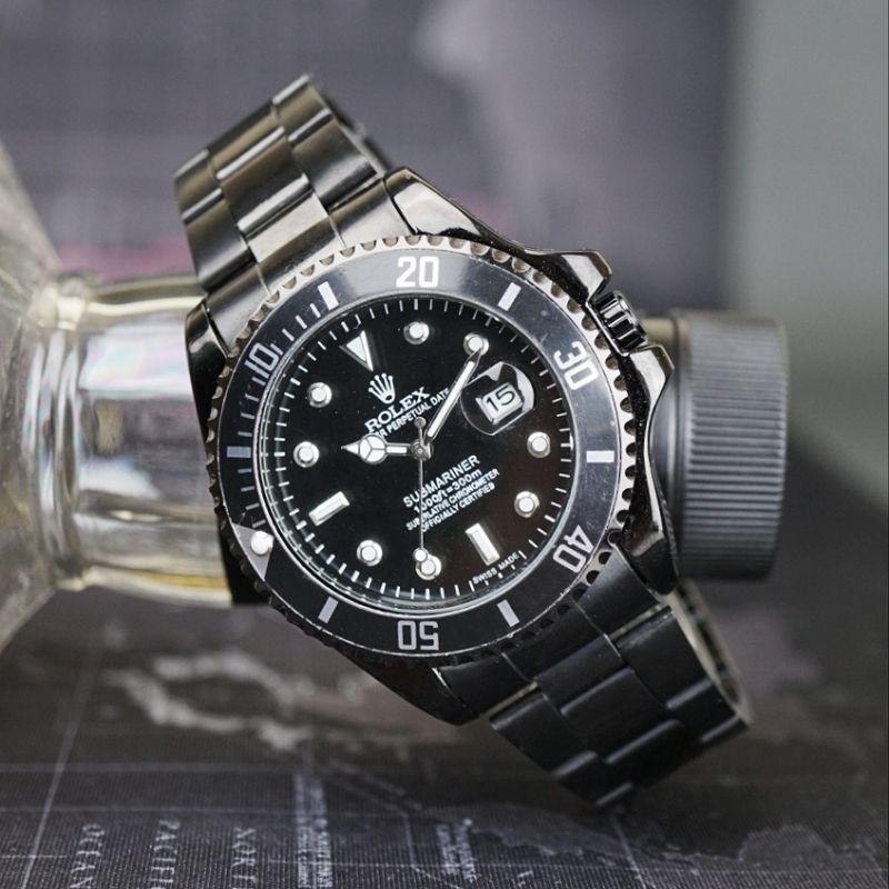 FLASH SALE!!! STAINLISS HALUS JAM MEWAH JAM ROLEX SUBMARINER WARNA FAVORIT PRIA KESUKAAN