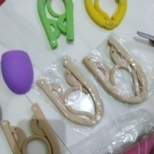 Hanger Lipat Baju Plastik Portable Travelling - Travel Jemuran Pakaian Jemur Baju Gantung Gantungan