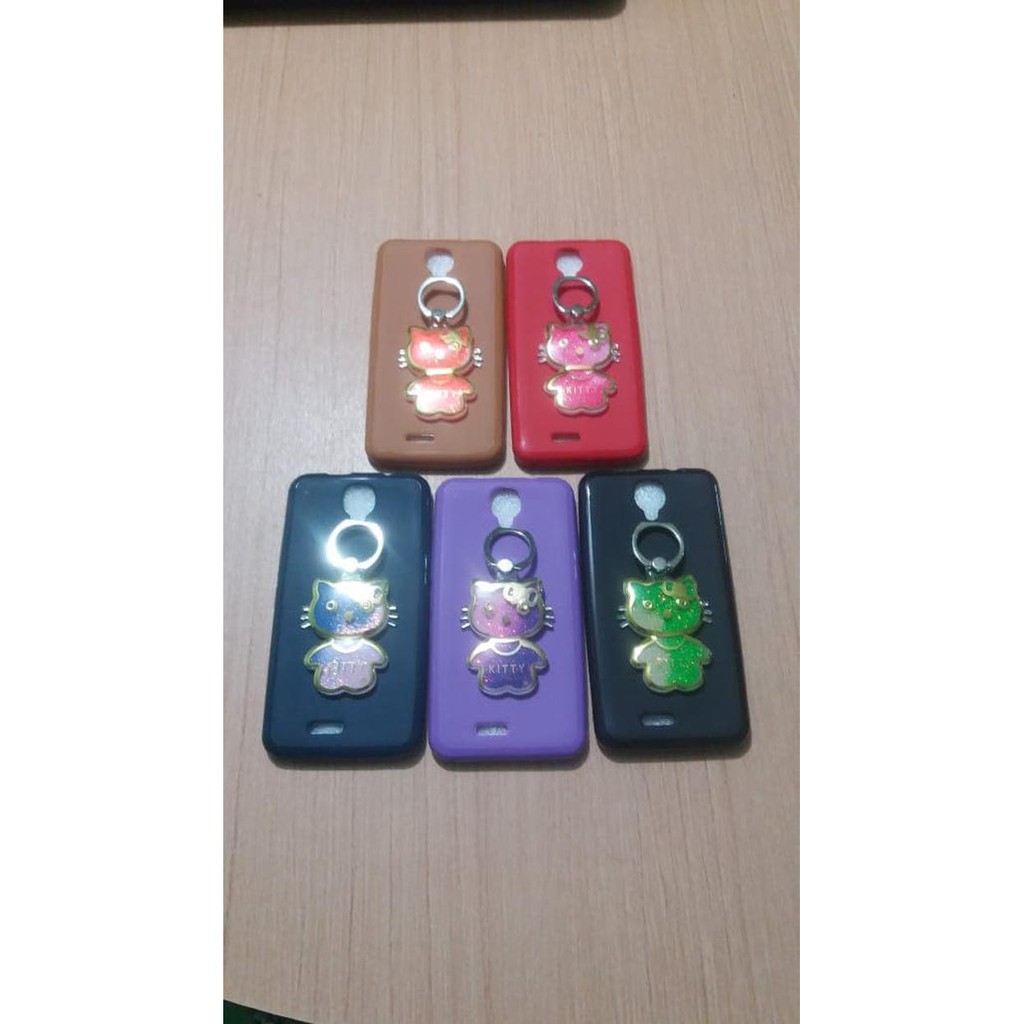 Case Advan S5E 4GS Water Glitter Ring Stand Advan S5E 4GS