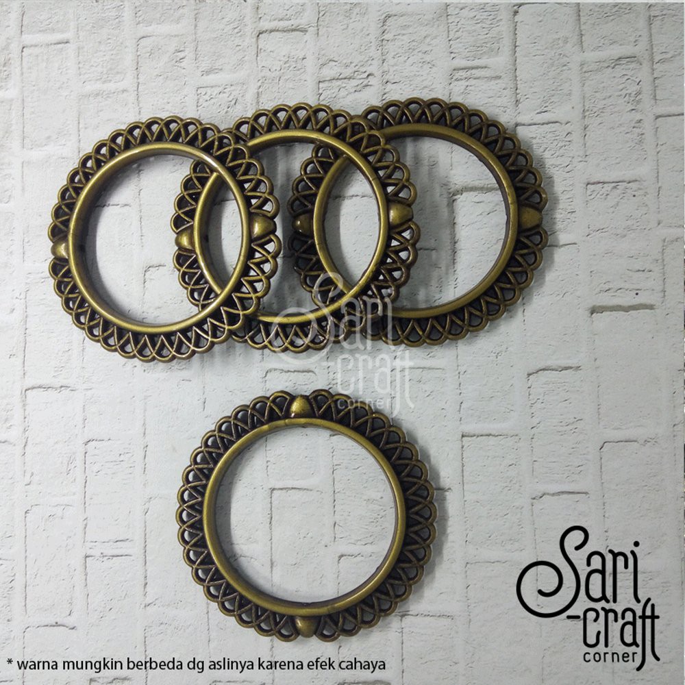 Per 5pcs - Ring Oranamen Hias ATG - Manik Etnik ATG Bakaran