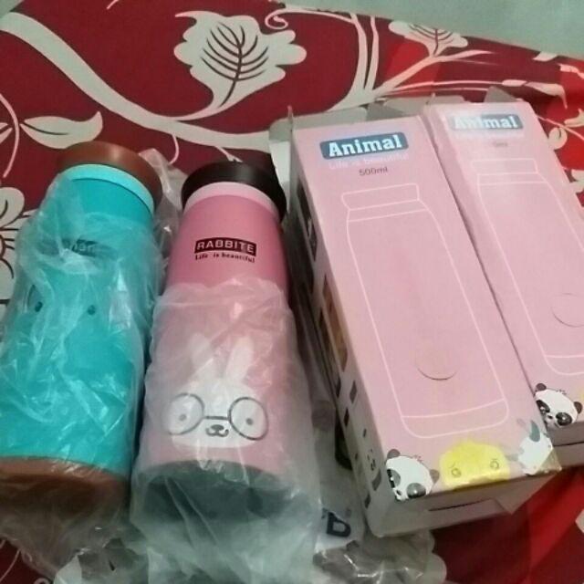 Termos Air Animal Karakter Botol Minuman Anak Lucu Unik Panas Dingin