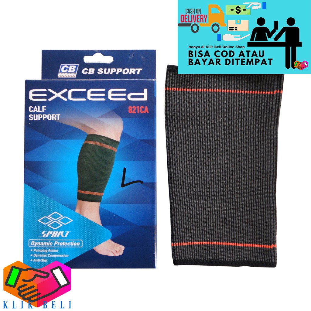 Deker Betis Kaki 821CA Exceed CB Calf Support Pelindung Otot Olahraga