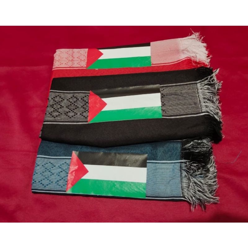 SORBAN MOTIF PALESTINA II INDONESIA MOTIF DAN WARNA RANDOM