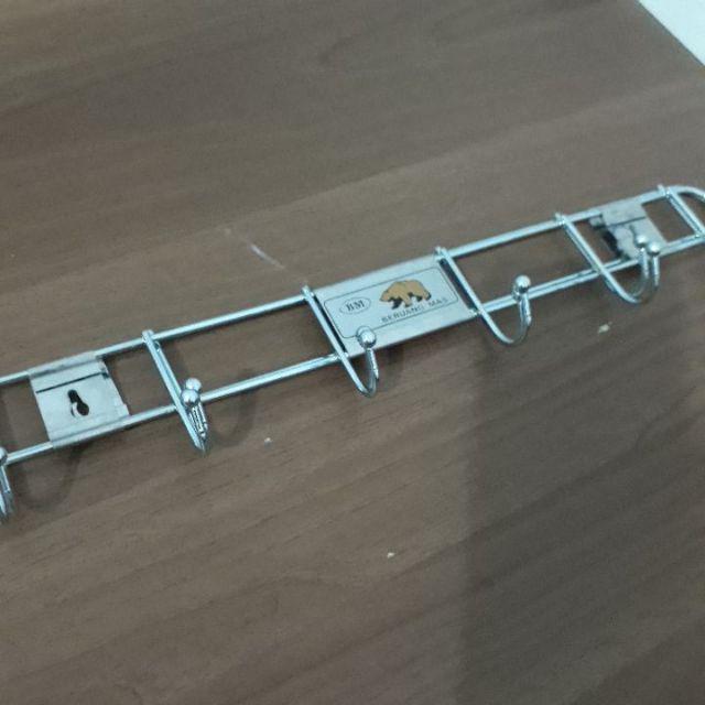 Kapstok Stainless Cantolan Hook 6 Kait Tg0204a