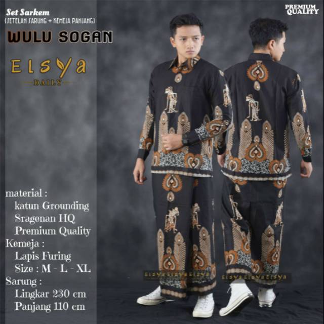 SET BATIK SARKEM  WULUSORGAN