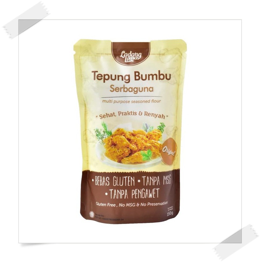 

Ladang Lima Tepung Bumbu Cassava Serba Guna 150 Gr