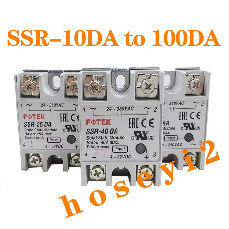 Ssr 10 / 25 / 40 / 30 / 40 / 50 / 60 / 75 / 80 / 90 / 100DA Elektrostatik Padat