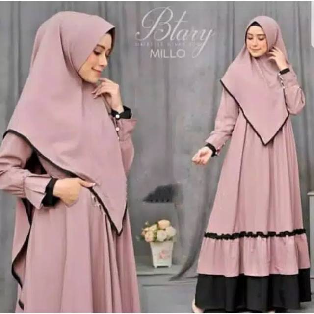 Btary syari baju gamis pakaian wanita dress fashion muslim